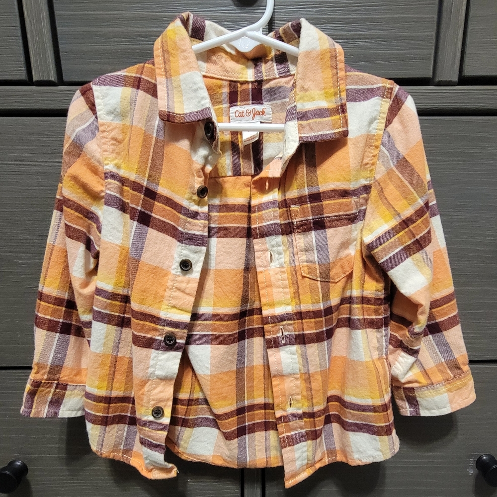 Toddler boy flannel